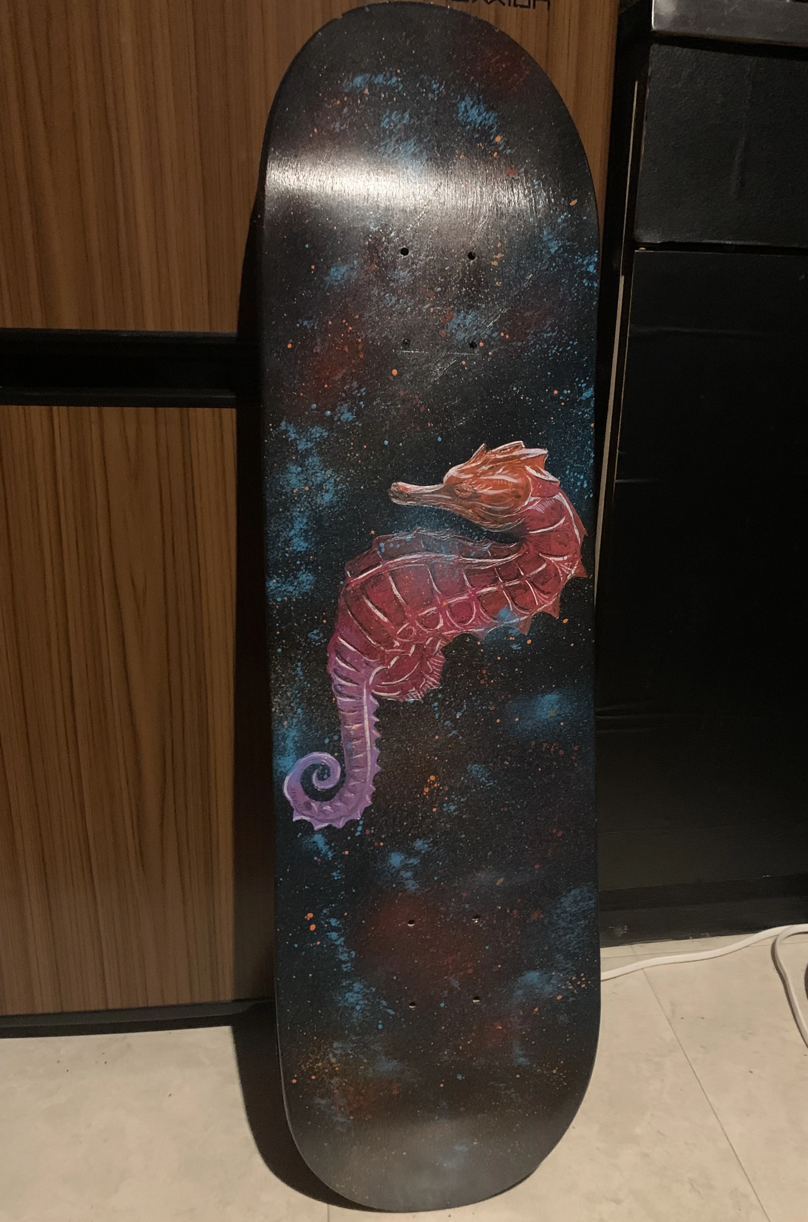 スケートボード作品 Galaxseahorse 画像 1
